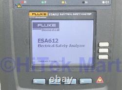 Fluke ESA612 115V ac Electrical Safety Analyzer Medical Equipment Tester ESA-612