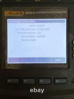 Fluke Electrical Safety Analyzer Medical Equipment Tester ESA615