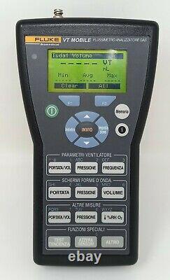 Fluke vt mobile medical gas flow analyzer professional equipment biomedical