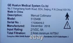 GE Hualan Manual Collimator Model 5129498 Radiology 21VDC 2018