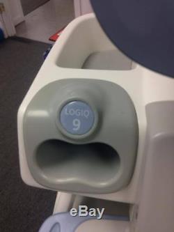GE Logiq 9 Ultrasound Machine With 4C, M12L, and E8C Probe Transducers