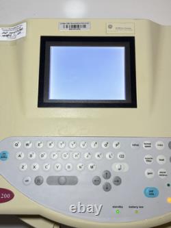 GE Medical Systems MAC 1200 EKG ECG Machine & Manuals Accessories GE Medical Systems MAC 1200 EKG ECG Machine & Manuals Accessories