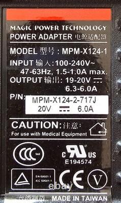 GE Voluson I E AC Adapter MPM-X124-1 MPM-X124-2-717J OEM Ultrasound Power Supply
