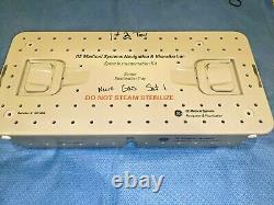 Ge Medical Systems Navigation & Visualization Spine Instrumentation Kit & Tray