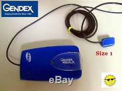 Gendex Visualix eHD Dental Digital X-Ray Sensor Size 1 & USB 2.0 Hub Used
