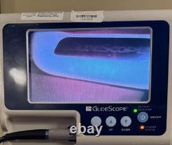 Glidescope Portable Gvl Video Laryngoscope With 0570-0185 Baton On Rolling Stand