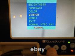 Glidescope Portable Gvl Video Laryngoscope With 0570-0185 Baton On Rolling Stand