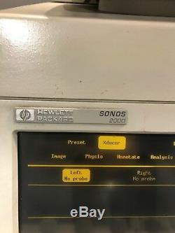 HP Sonos 2000, M2406A Ultrasound System, Medical, Healthcare, Imaging Equipment