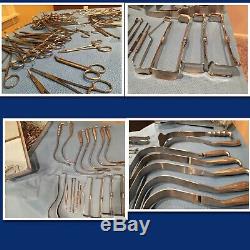 HUGE LOT OF 3 Medical Surgery SURGICAL equipment with TRAYS