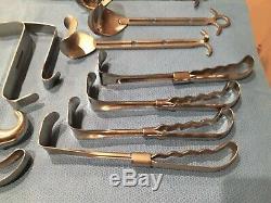 HUGE LOT OF 3 Medical Surgery SURGICAL equipment with TRAYS