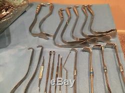 HUGE LOT OF 3 Medical Surgery SURGICAL equipment with TRAYS