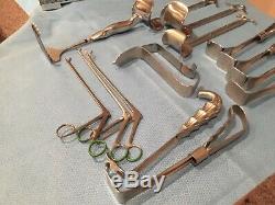 HUGE LOT OF 3 Medical Surgery SURGICAL equipment with TRAYS