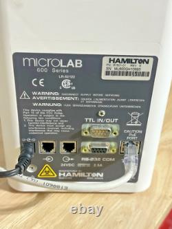 Hamilton Microlab 600 Syringe Dispenser System 61501-01 Rev E & Cords Works