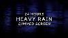 Heavy Rain For Sleeping Fast 24 Hours For Insomnia Relief U0026 Relaxing