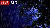 Heavy Rain Live To Sleep Immediately Beat Insomnia Study Relax Block Noise 24 7 Rain Sounds