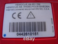 Hemocue Hb 201 DM Hemoglobin Analyzer Lab accuracy & easy to use TESTED Hemo cue