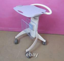 Hill-Rom Universal Medical Equipment High/Low Rolling Stand Cart Tolley