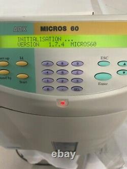 Horiba ABX Micros 60 CS Hematology Analyzer Fast Shipping Medical Equipment