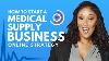 How To Start A Medical Supply Business Online