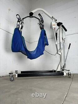 Hoyer Deluxe HPL402 Power Patient Lift Hoist & Drive Sling Medical Equipment