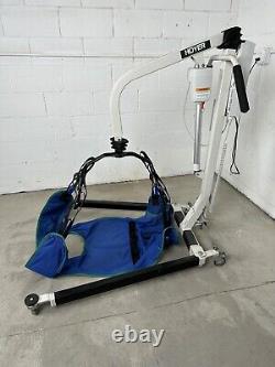 Hoyer Deluxe HPL402 Power Patient Lift Hoist & Drive Sling Medical Equipment