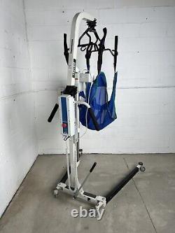 Hoyer Deluxe HPL402 Power Patient Lift Hoist & Drive Sling Medical Equipment