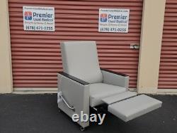 IV Recliner with New Lt Gray Upholstery Premier Used Medical Equipment