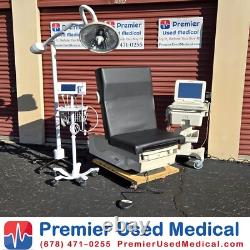 IV Recliner with New Lt Gray Upholstery Premier Used Medical Equipment