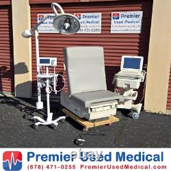 IV Recliner with New Lt Gray Upholstery Premier Used Medical Equipment