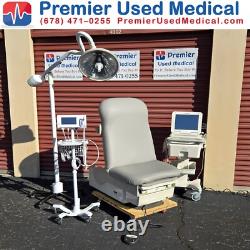 IV Recliner with New Lt Gray Upholstery Premier Used Medical Equipment