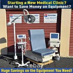 IV Recliner with New Lt Gray Upholstery Premier Used Medical Equipment