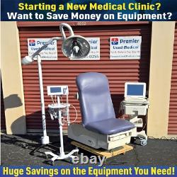 IV Recliner with New Lt Gray Upholstery Premier Used Medical Equipment