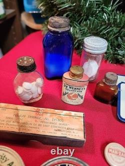 Incredible Lot Of Vintage Home Medications and Equipment