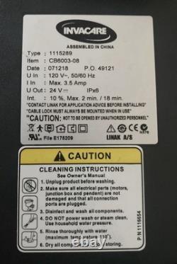 Invacare Hospital Bed Control Module Junction Box-TYPE-1115289 With Cables