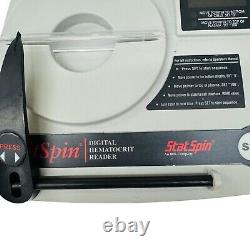 Iris StatSpin S120-22 Critspin Digital Hematocrit Reader Lab Equipment Made USA