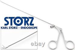 KARL STORZ 8684B ENT Micro Laryngeal Surgical Scissors 45°Angled UP 5mm Bite 9