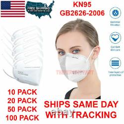 KN95 Protective 5 Layers Face Mask Disposable Mouth Cover PM2.5 Respirator BFE