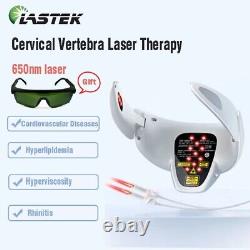 LASTEK Neck Laser Therapy Cervical Massager Rhinitis Cardiovascular Disease+Gift