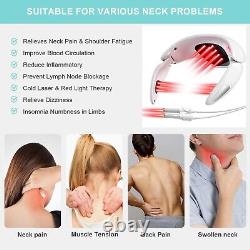 LASTEK Neck Laser Therapy Cervical Massager Rhinitis Cardiovascular Disease+Gift