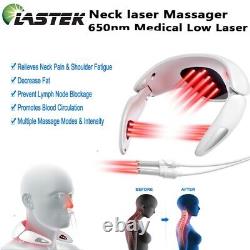 LASTEK Neck Laser Therapy Cervical Massager Rhinitis Cardiovascular Disease+Gift