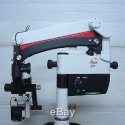 LEICA M400 E SURGICAL MICROSCOPE With STAND/LIGHT, 10X EYEPIECES & F=200 OBJECTIVE