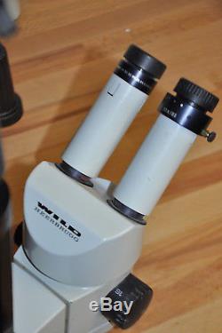 LEICA WILD Stereo-Mikroskop mit Schwenkarm + Zubehör