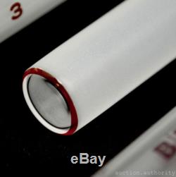 LOT of 3 B BRAUN 5 cc Glass Injection Syringe Luer Lock Metal Tip Reusable Japan
