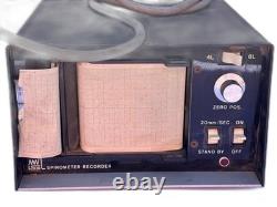 LSE Life Support Equipment Spirometer Recorder Vintage Medical Graph Device