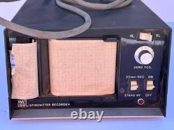 LSE Life Support Equipment Spirometer Recorder Vintage Medical Graph Device