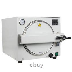 Lab Medical Steam Autoclave 900w 110v Sterilizer Equipment Dental Use