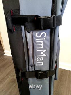 Laerdal SimMan ALS CPR Manikin Equipment Case with removable pads + extra wheels