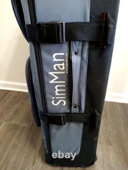 Laerdal SimMan ALS CPR Manikin Equipment Case with removable pads + extra wheels