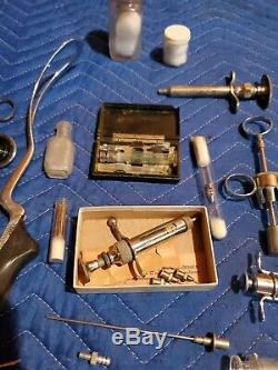 Large Lot Vintage Medical Doctor Instruments Equipment