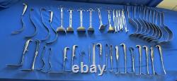 Large set of Surgical Retractors Abdominal, Soft Tissue, Spinal & more withcase